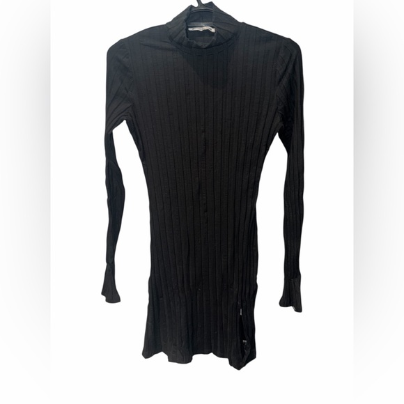 Reformation Dresses & Skirts - Women’s Reformation Black Ribbed Long Sleeve dress size small